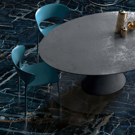 Poli | 60x120 Titanium Bleu Mur/Sol