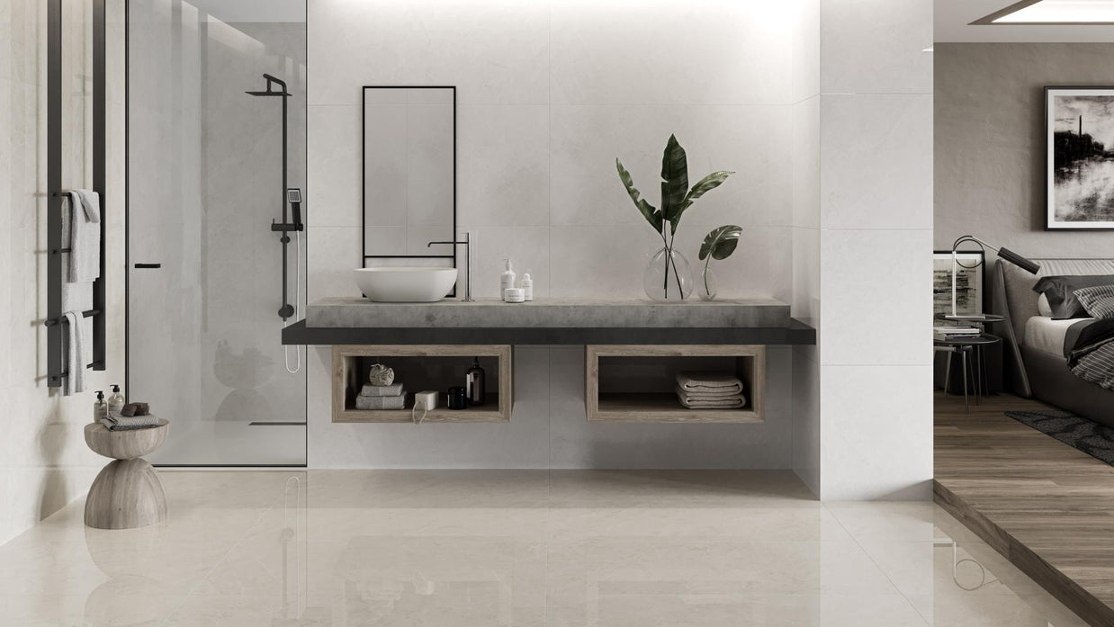 60x120 Belvedere White Poli (Mur/Sol)