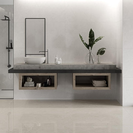 60x120 Belvedere White Poli (Mur/Sol)