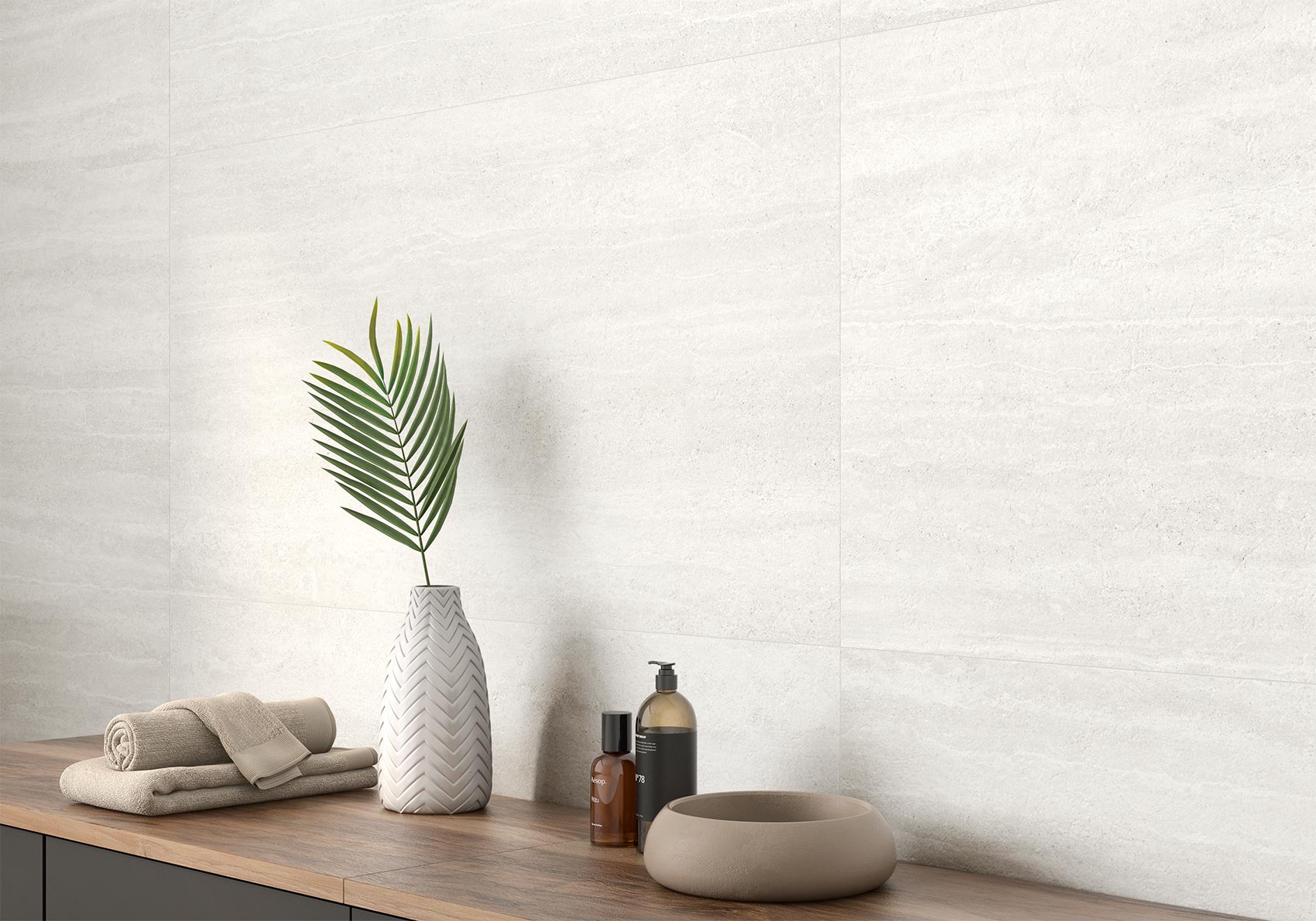 60x120 Portlandsteen mat (muur/vloer)