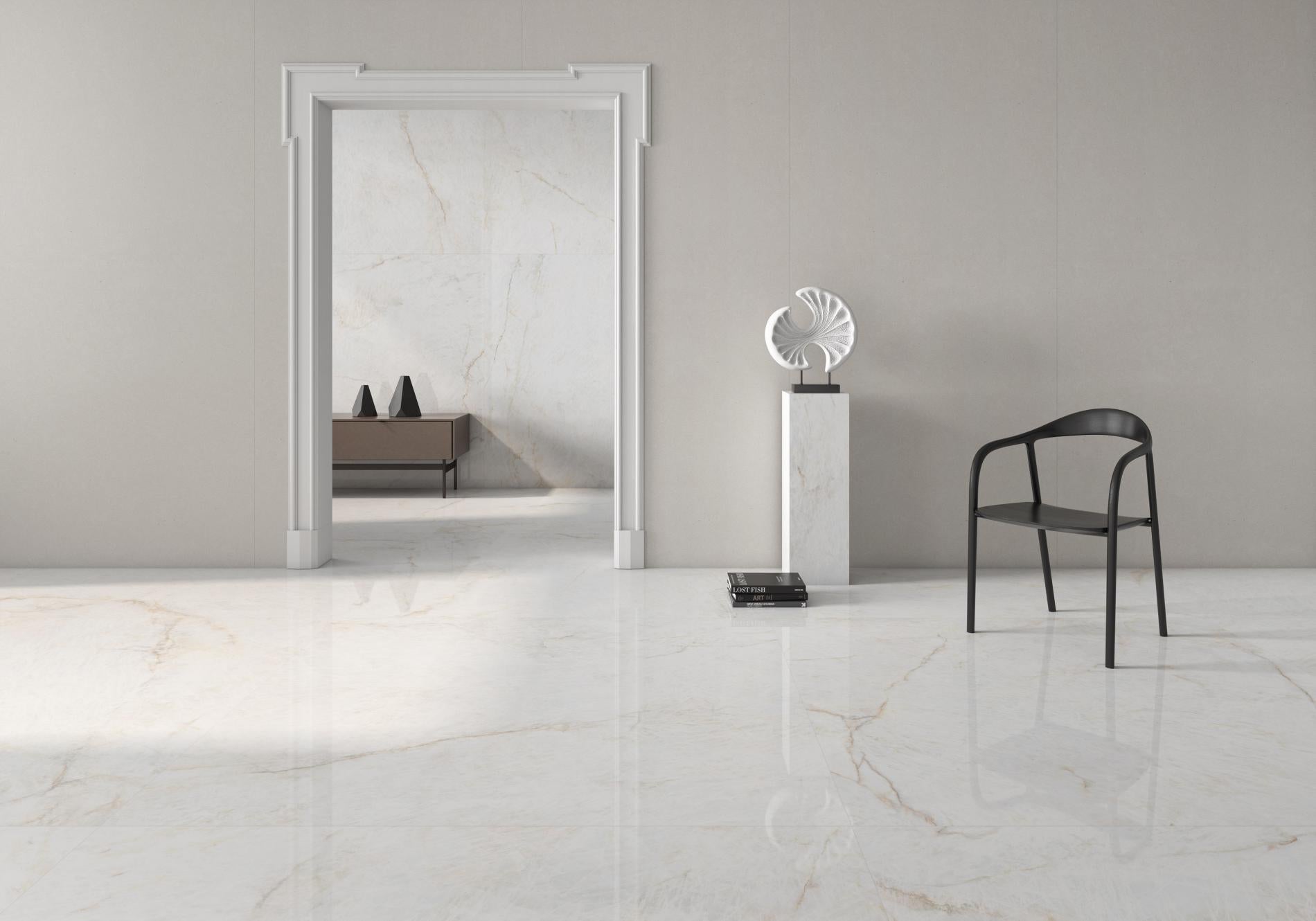 120x280 (6mm) XXL Crystal White  Poli  (Mur)