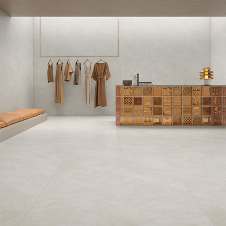 Ambiance NAVARTI – série Athika White, mise en situation du coloris