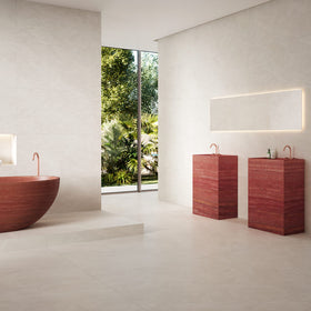 Ambiance NAVARTI – série Rlv Athika White, mise en situation du coloris
