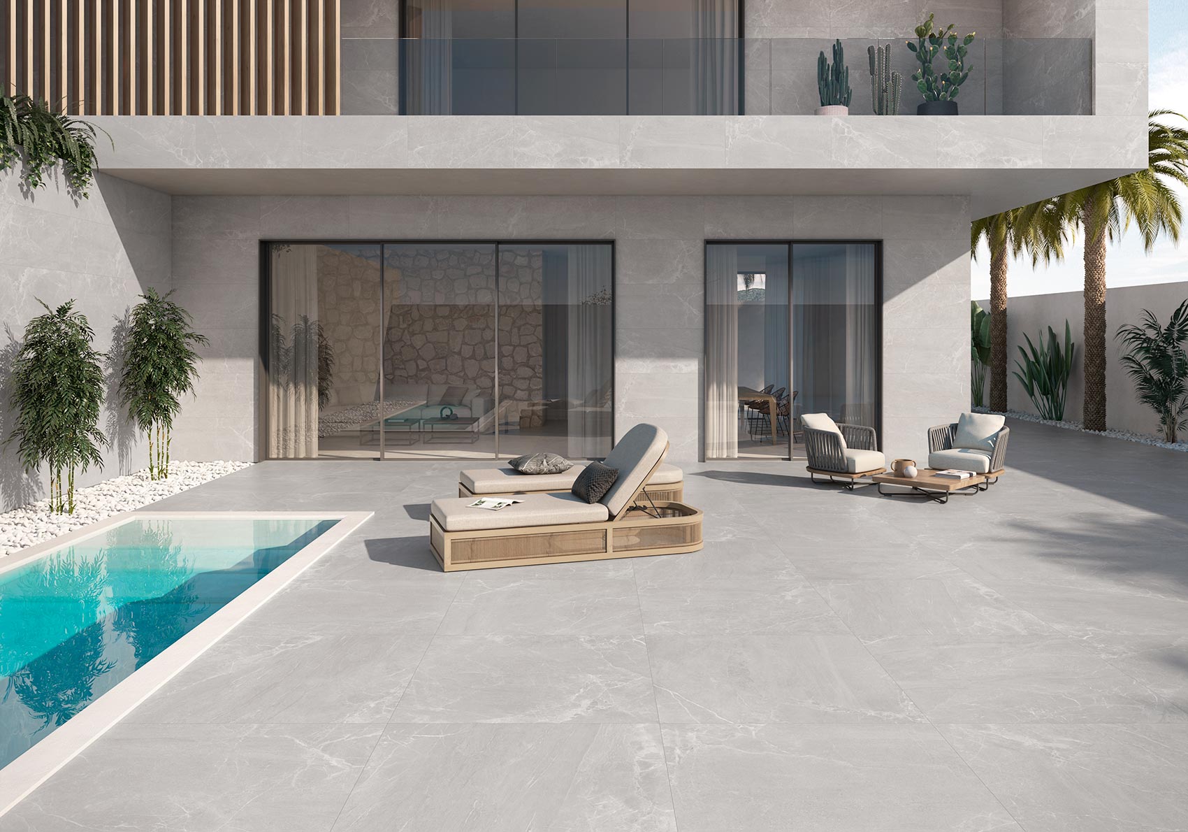 60x120 Portlandsteen mat (muur/vloer)