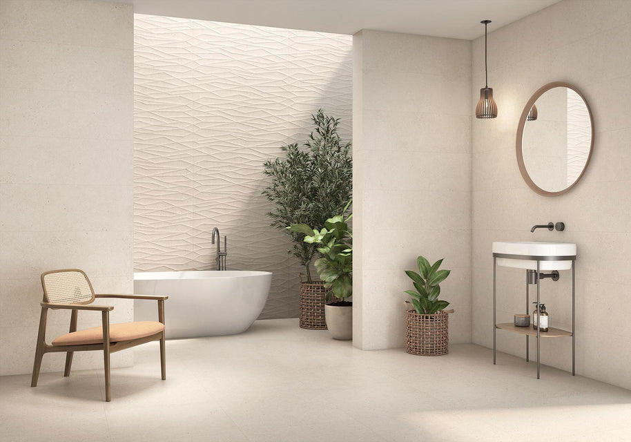 60x120 Portlandsteen mat (muur/vloer)