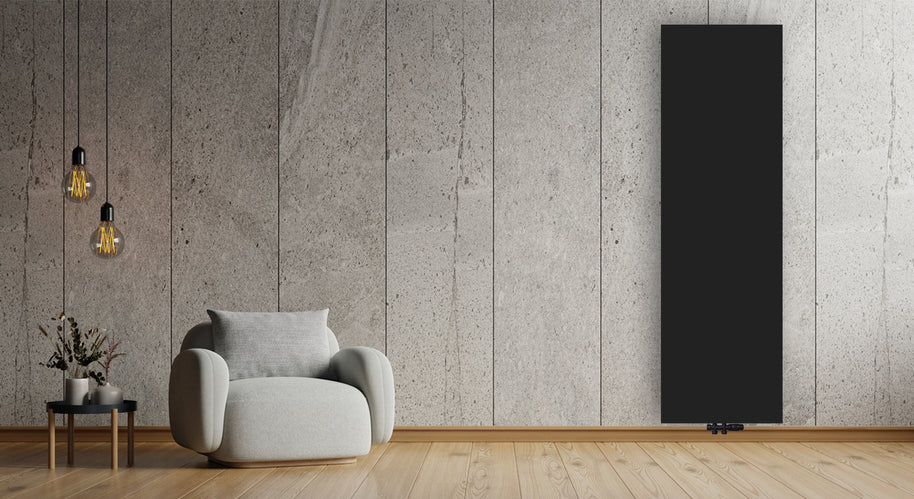 Plano Black Radiator 60cm x 180 H x T22 - 2648W