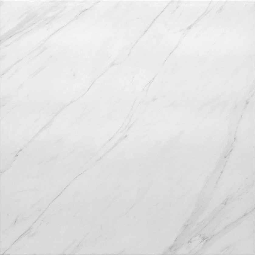45x45 Carrara Blanco Brillant (Sol/Mur)