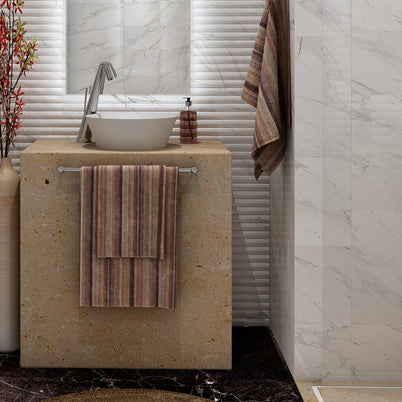 45x45 Carrara Blanco Brillant (Sol/Mur)