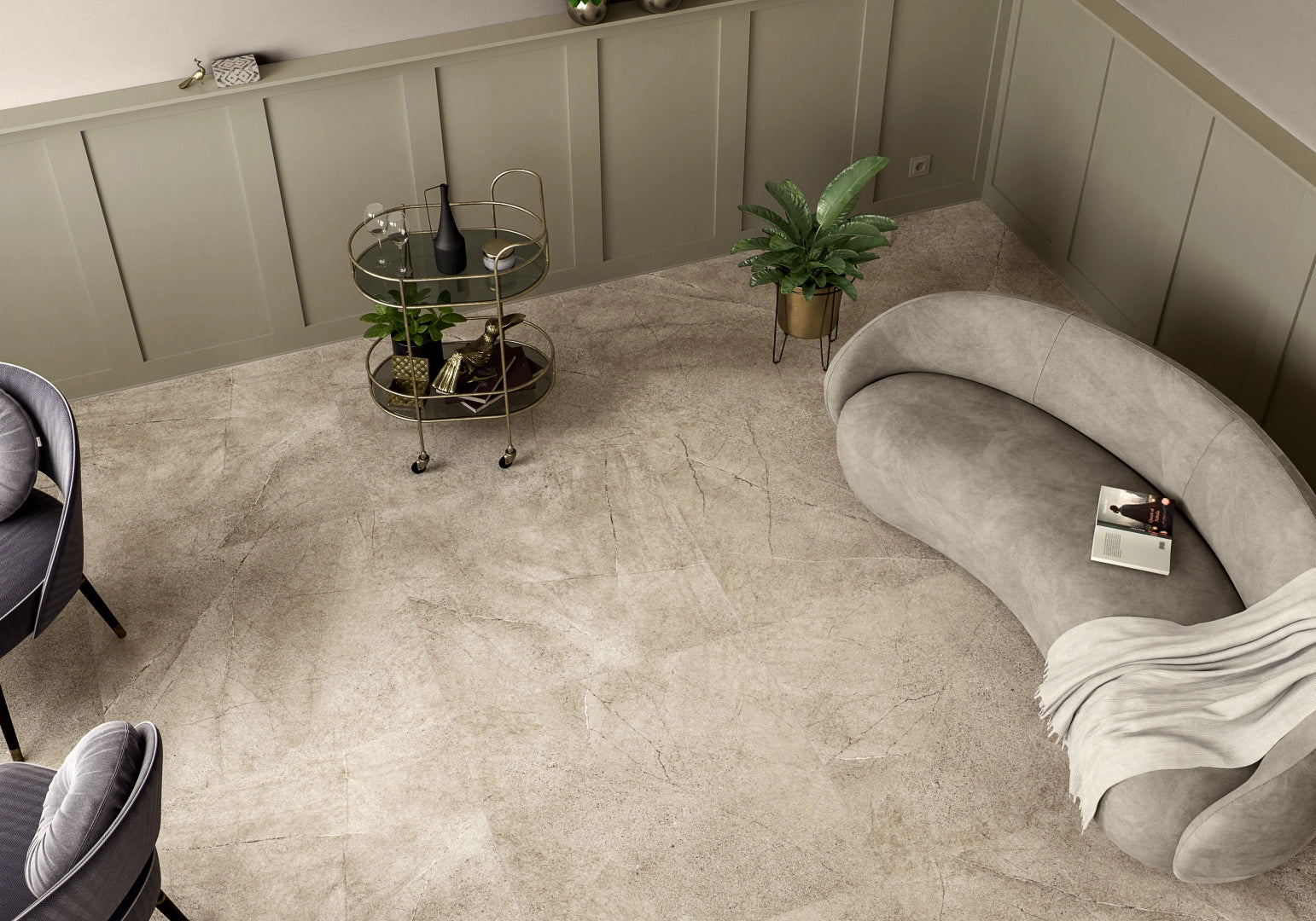 90x90 Kenzo Beige Matt (Mur/Sol)