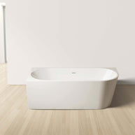 Baignoire d'Angle GAUCHE 180x80x58cm BLANC Brillant Acrylique