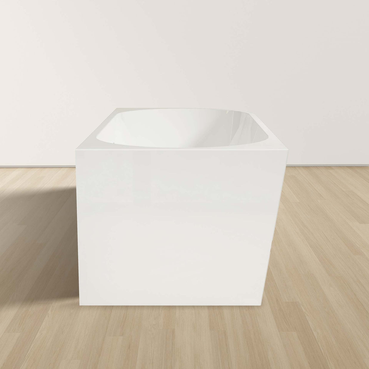 Baignoire d'Angle GAUCHE 180x80x58cm BLANC Brillant Acrylique