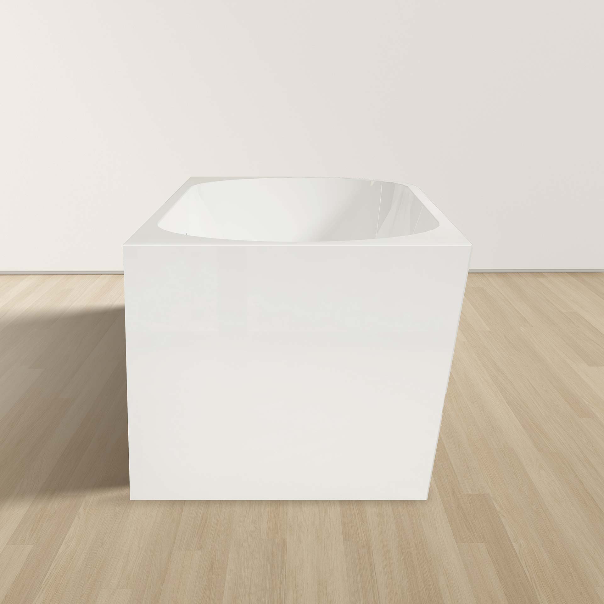 Baignoire d'Angle GAUCHE 180x80x58cm BLANC Brillant Acrylique