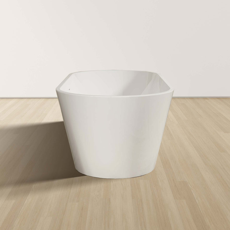 Baignoire îlot RONDO 180x80x58cm BLANC Brillant Acrylique