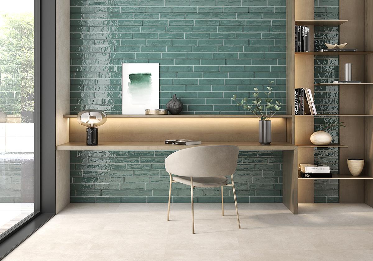 7,5x30 Grace Aqua Glanzend (Wand)