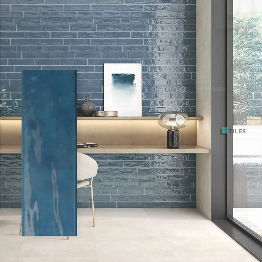 7,5x30 Grace Blue Brillant (Mur)