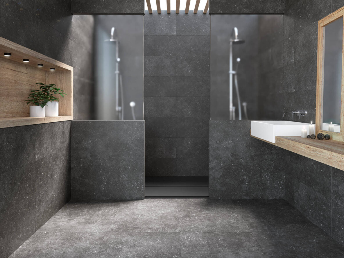 Ambiance NAVARTI Grain Stone Black – illustration de la série et du coloris