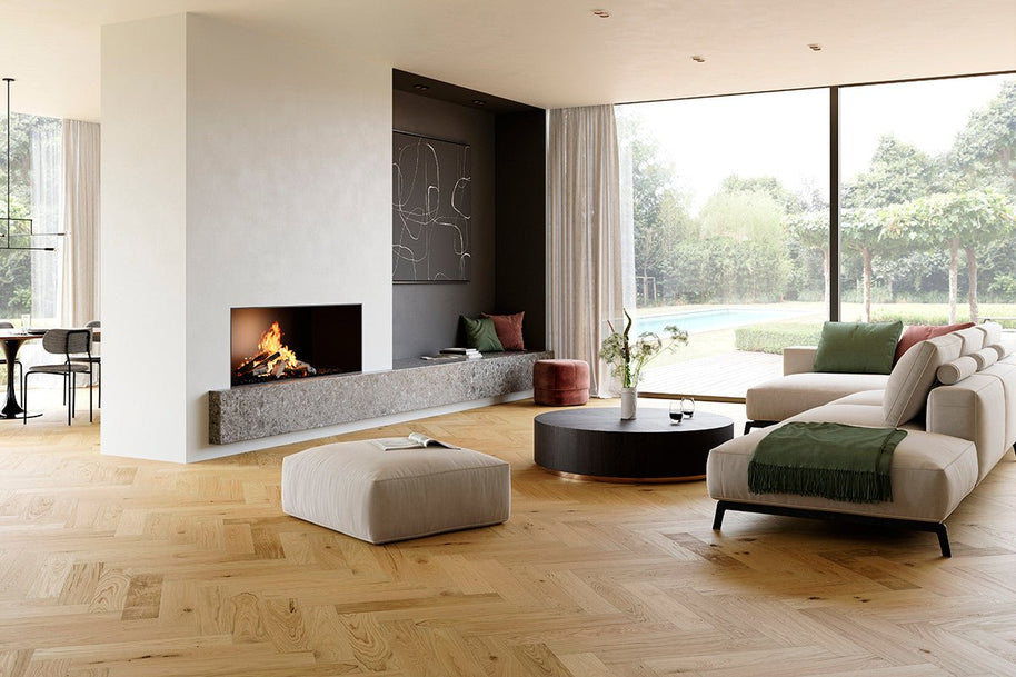 Lamett Cottage à Baton Rompue Natural (120 × 600 - 14 mm) - Akdeniz Deco