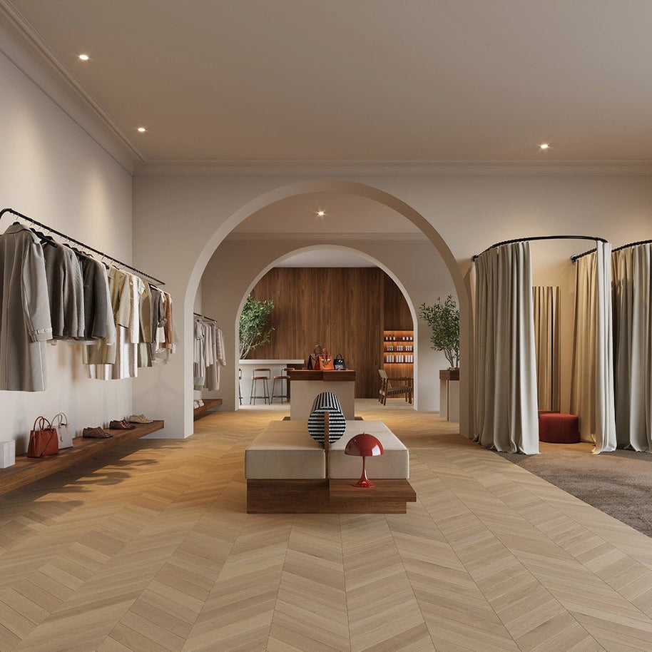 Lamett Ravello Chevron Invisible (90 × 510 × 15 mm) - Akdeniz Deco
