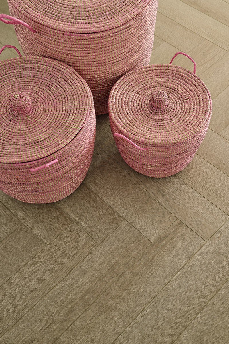 Lamett Vinyle Sava Almond à Baton Rompu 123 X 615 X 5 (0.55) mm - Akdeniz Deco