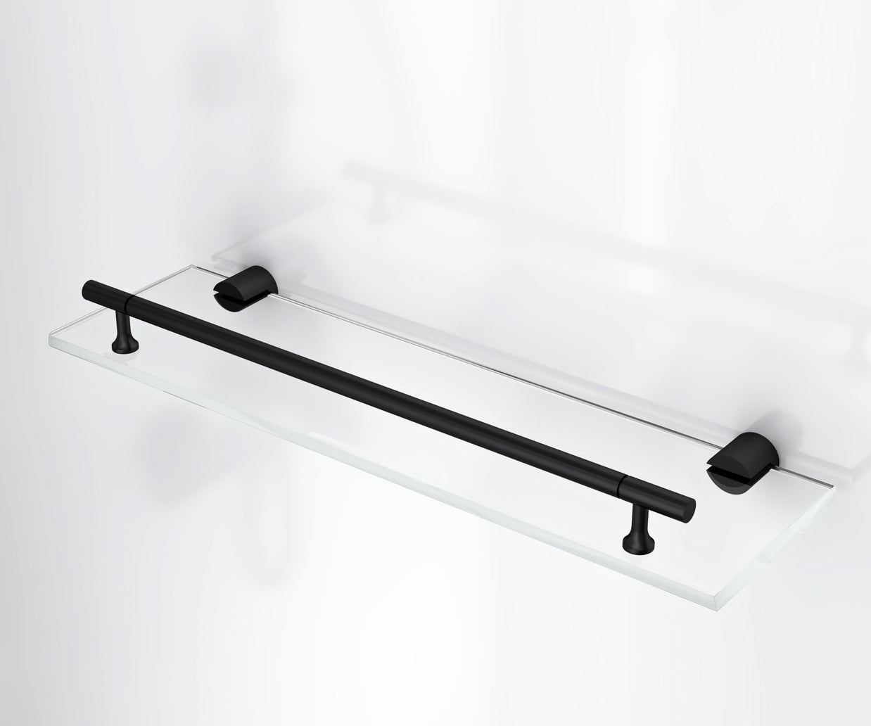 Cabine De Douche RIMO 90x90x215 KIT Porte De Douche Coulissante Verre Clair Profile Noir 8mm