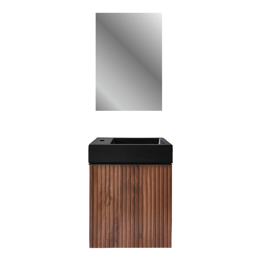 Meuble de Toilette ALONI MIKARO Bois 40X50X22CM = Pack Complet - Akdeniz Deco