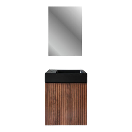 Meuble de Toilette ALONI MIKARO Bois 40X50X22CM = Pack Complet - Akdeniz Deco