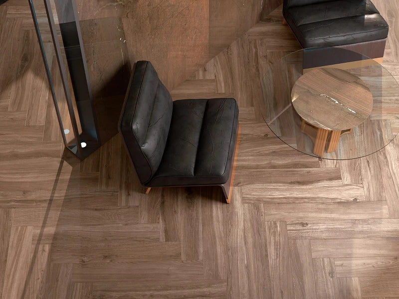 8x40 Cr.Rovere Brown Matt (Mur/Sol)