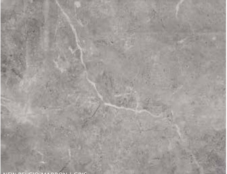 PALO ROSA New Belgio Marrón / Gris – Poli brillant – visuel du carrelage