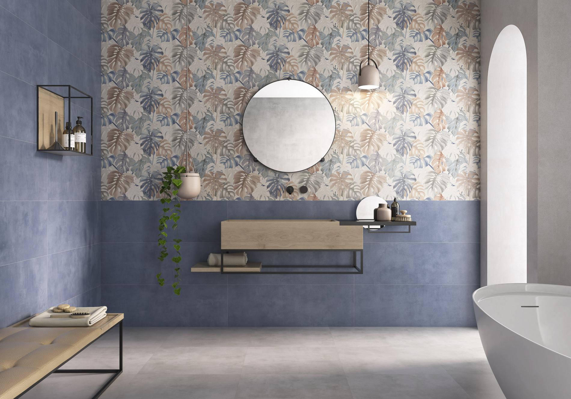 33x100 Eleganza Blue Matt (Mur)