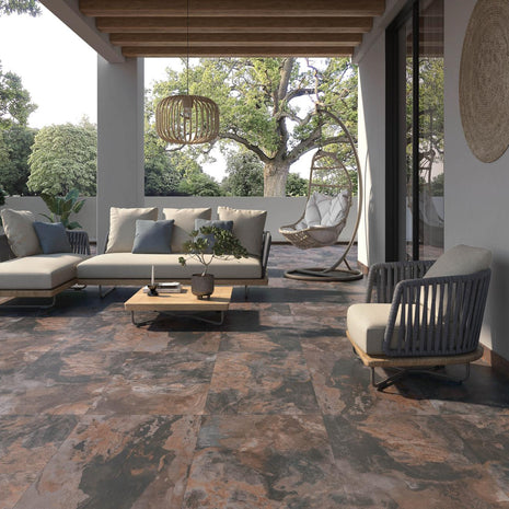 Ambiance PAMESA Slate Way Brown – illustration de la série et du coloris