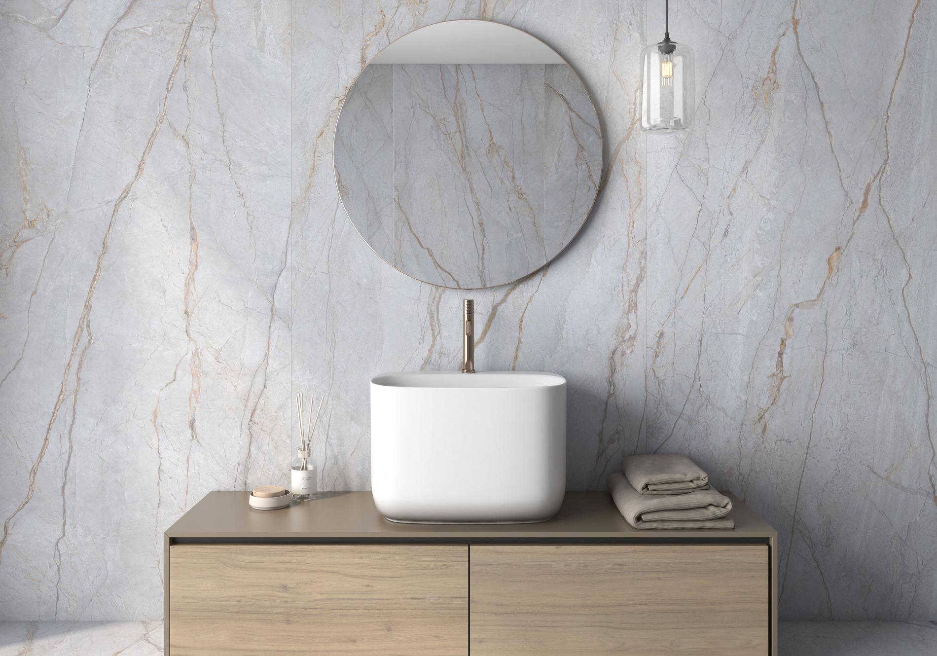 120x280 (6mm) XXL Roma Blue Matt  (Mur)