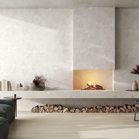 Ambiance PAMESA Portlandstone Blanco – illustration de la série et du coloris