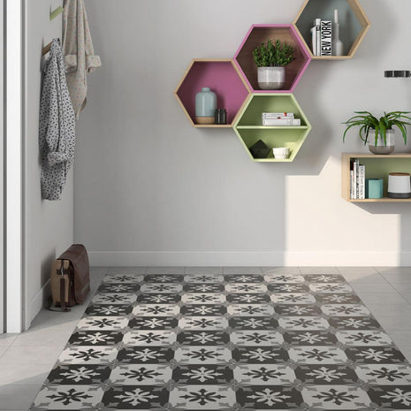 22x22 Art.Degas Negro Matt (Mur/Sol)