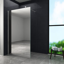Paroi Douche Fixe Verre Mirroir 8mm 80Lx200H