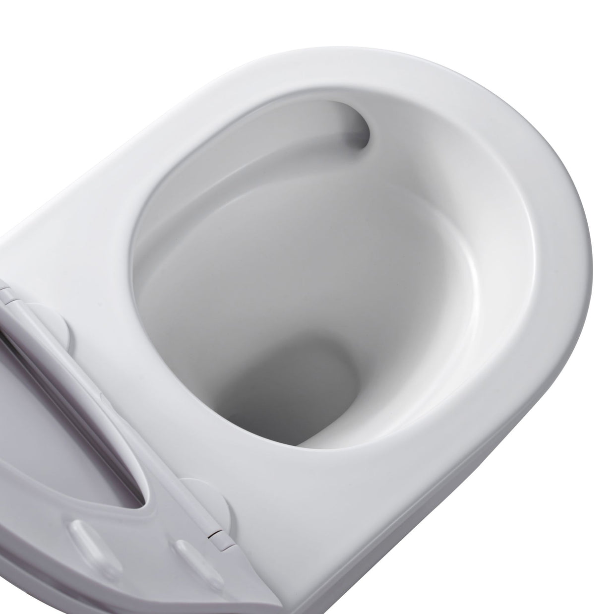 Wc Suspendu PRO Kit Tornado Flush avec abattant soft close 36x32x49cm Compact Blanc Mat