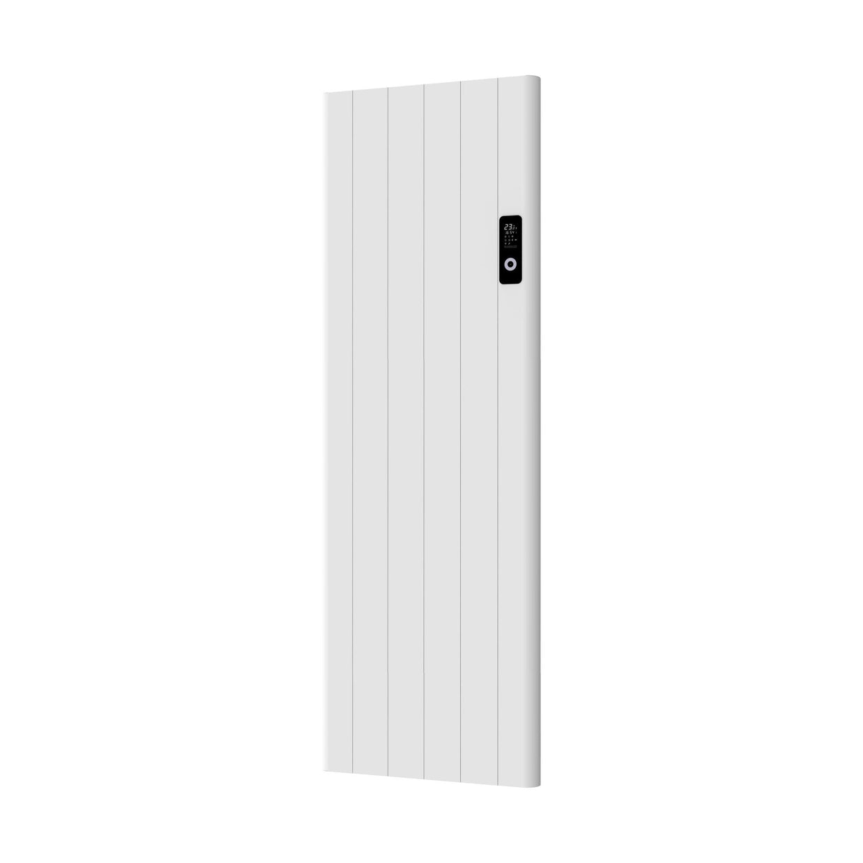 Radiateur Electrique Vertical BELRAD Blanc Brillant 2000W- 1600x544 - Akdeniz Deco