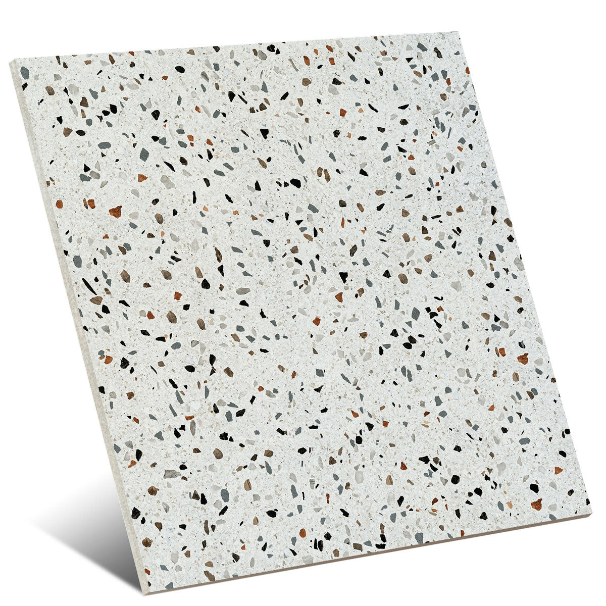 60x60 Terrazzo Grigio Mat (Wand/Vloer)