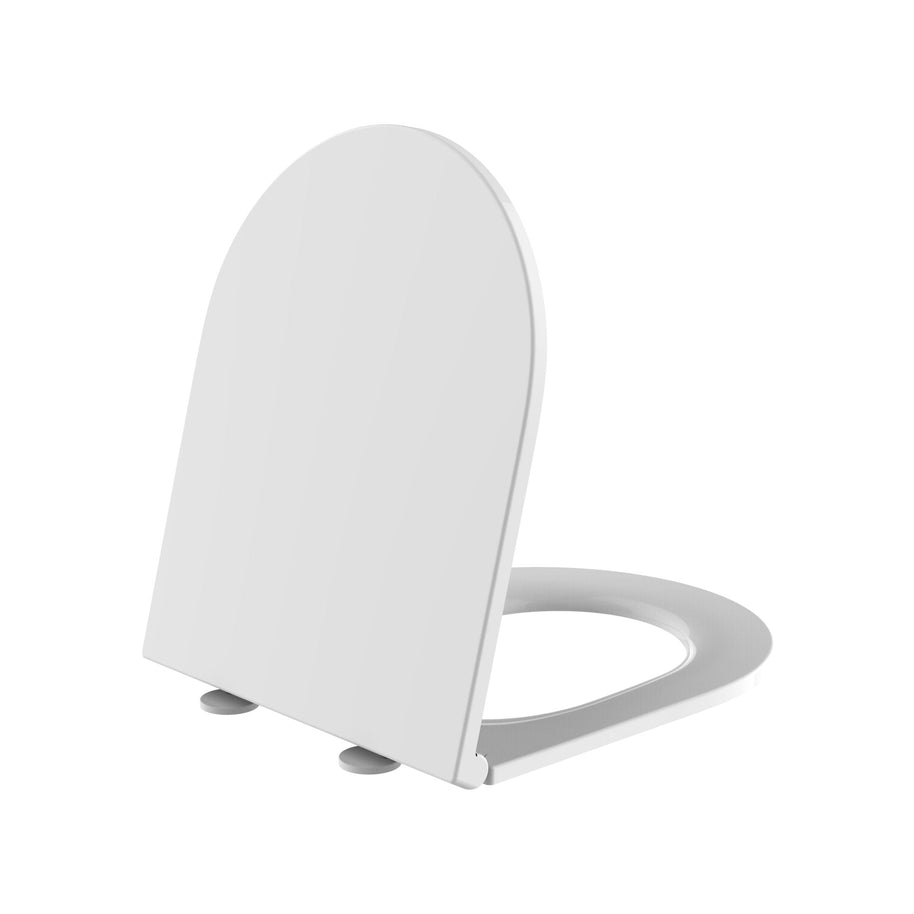 Wc Suspendu Aloni Darlo avec Robinet Froid Intégré BLANC BRILLANT (hygiénique) + Abattant = PACK - Akdeniz Deco
