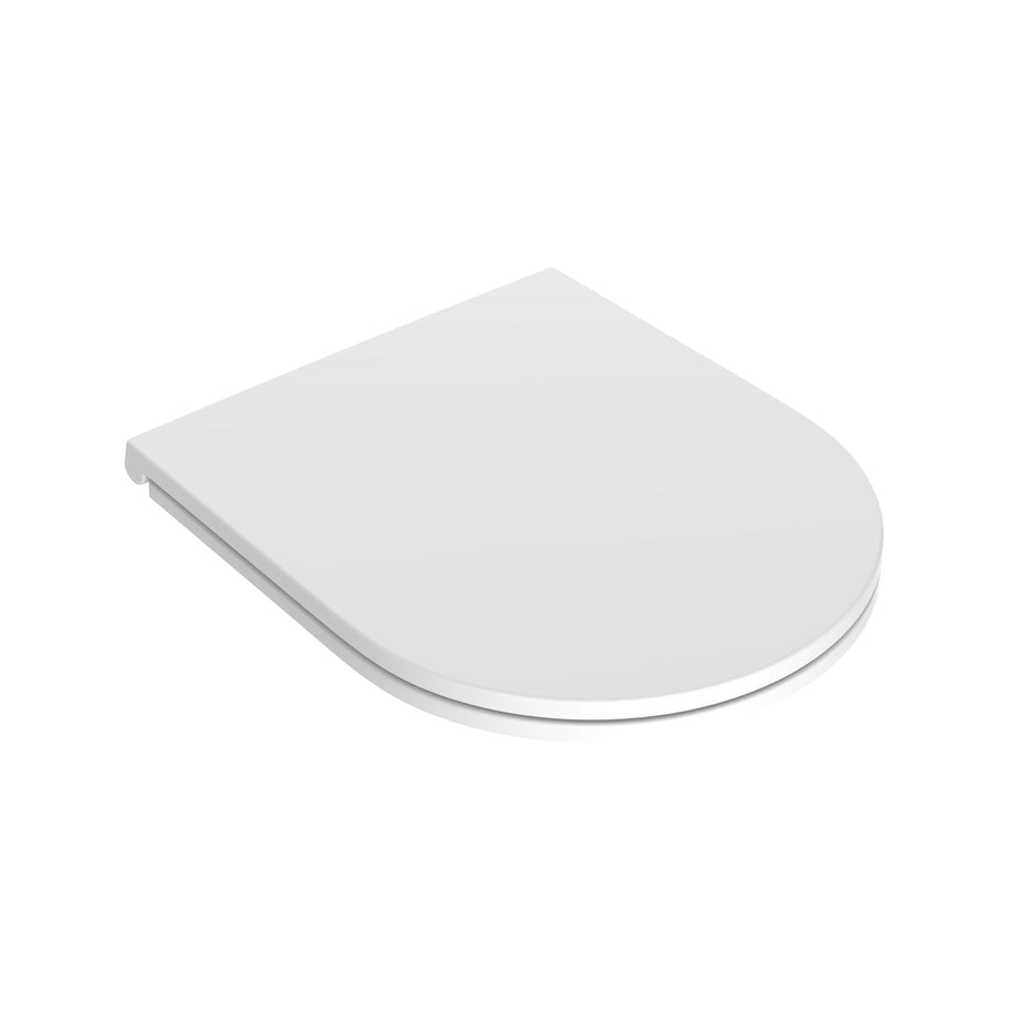 Wc Suspendu Aloni Darlo avec Robinet Froid Intégré BLANC BRILLANT (hygiénique) + Abattant = PACK - Akdeniz Deco